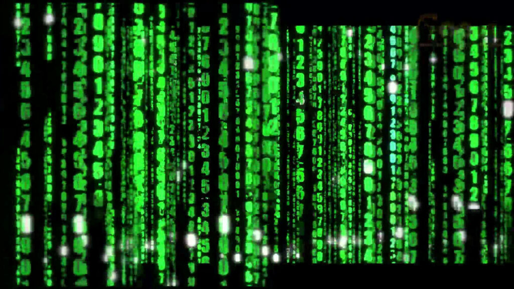 The Neon Gateway: Unleash the Power of the Matrix with a Bold Wallpaper