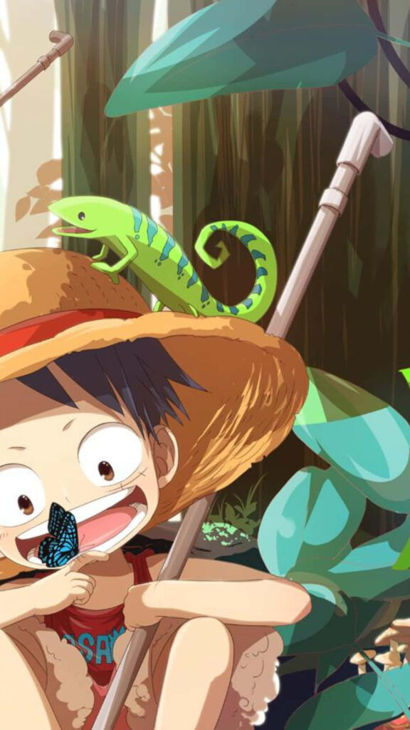 Unleash Your Inner Ninja: Empowering Luffy Wallpaper for Your iPhone - Never Surrender to Impossible Odds!