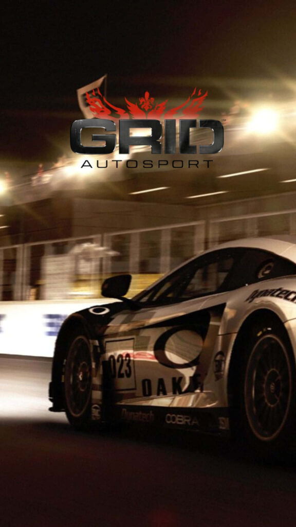 GRID Autosport Wallpaper: Racing Car Number 023 in High-Speed Motion