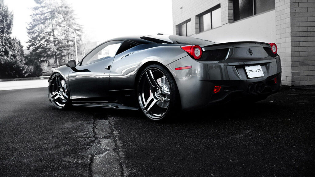 The High-Octane Symphony: Embrace the Thrill of Italian Racing Mastery with the Ferrari Supercar Wallpaper