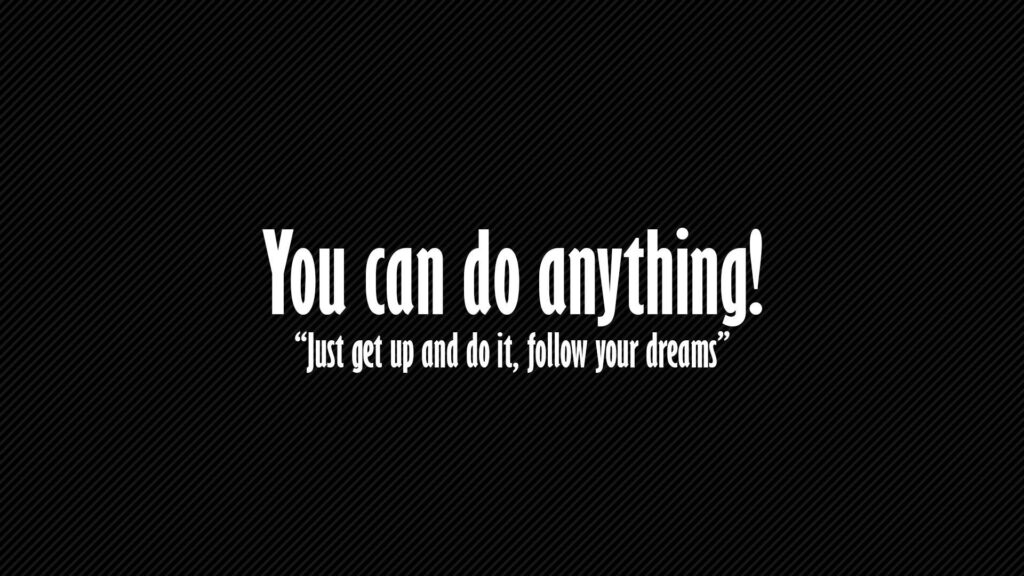 Unleashing the Power Within: Pursue Your Dreams with Bold Determination Wallpaper