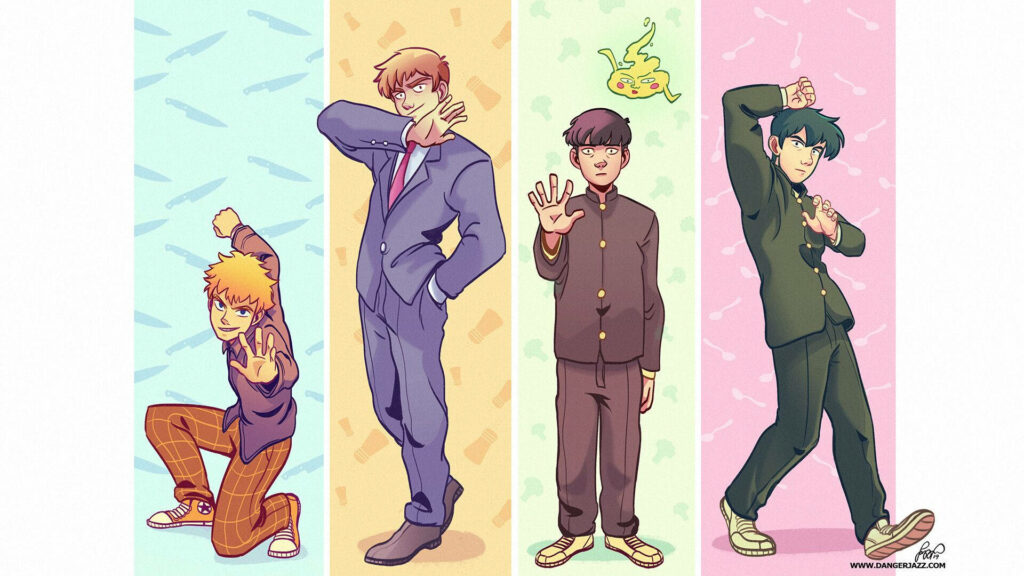 Unleash Your Inner Psychic Potential - Mob Psycho 100 Wallpaper
