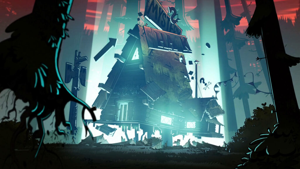Experience the Quirky Charm: Explore Gravity Falls' Mystery Shack Wallpaper