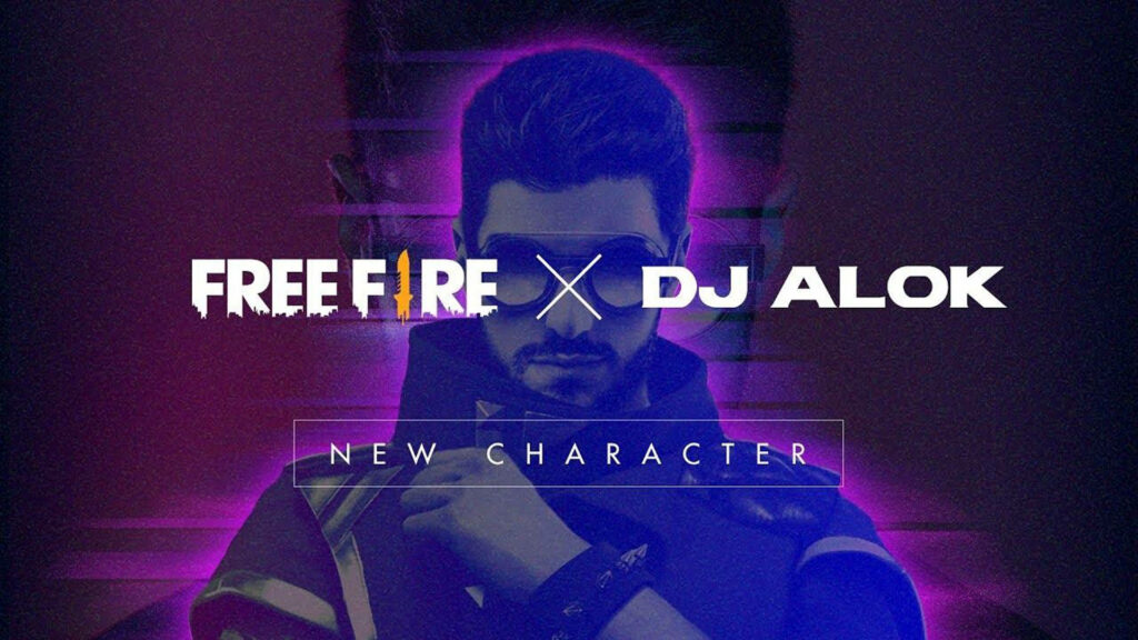 Unleashing the Power: Epic Free Fire and DJ Alok Collaboration Artwork Wallpaper