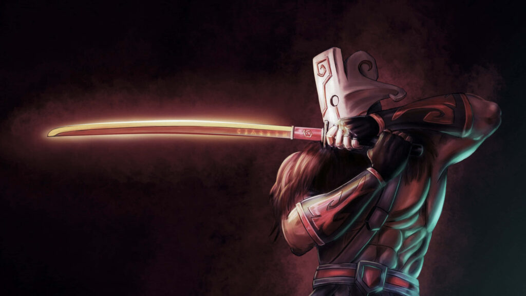 Dota 2's Juggernaut: Embrace the Unleashed Might of an Unstoppable Warrior Wallpaper