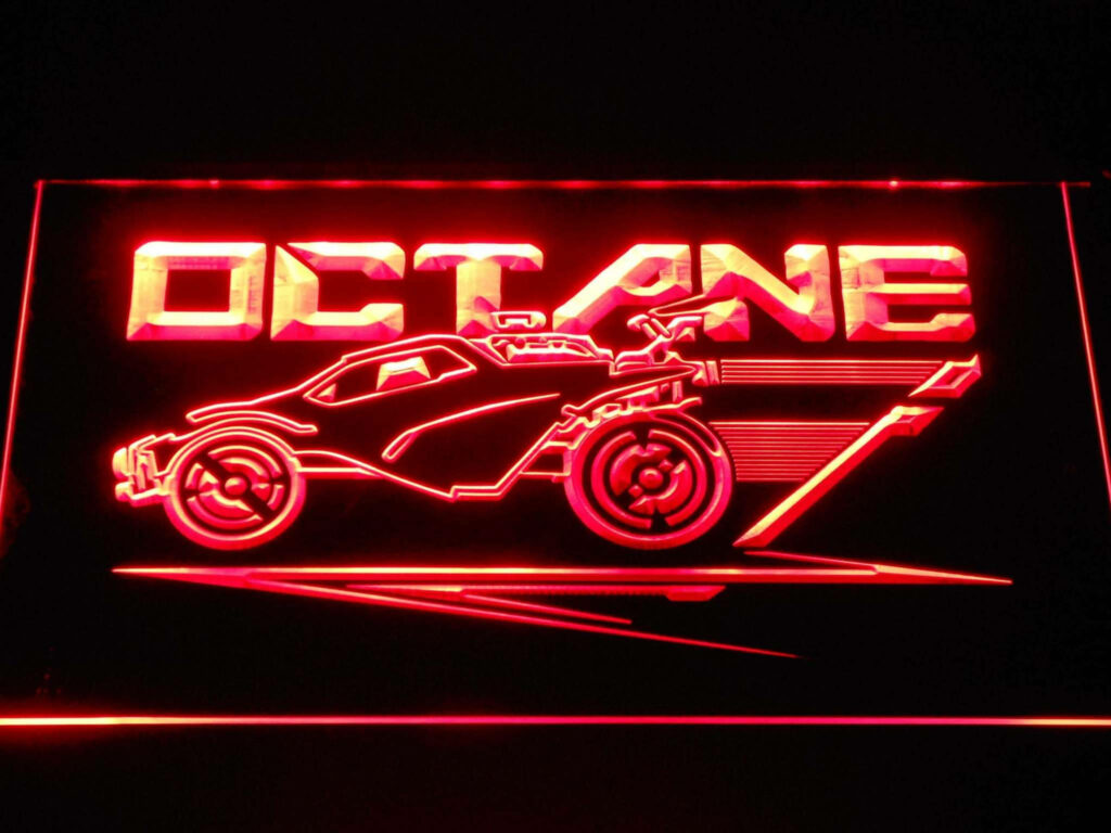 Unleash the Power of the Octane: Experience the Thrill of Rocket League's Ultimate Soccer Car Wallpaper