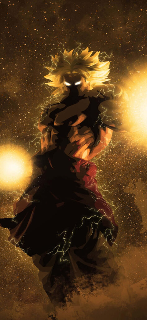Unlock the Legendary Aura of Broly with this Stunning Anime Wallpaper for Your Iphone!