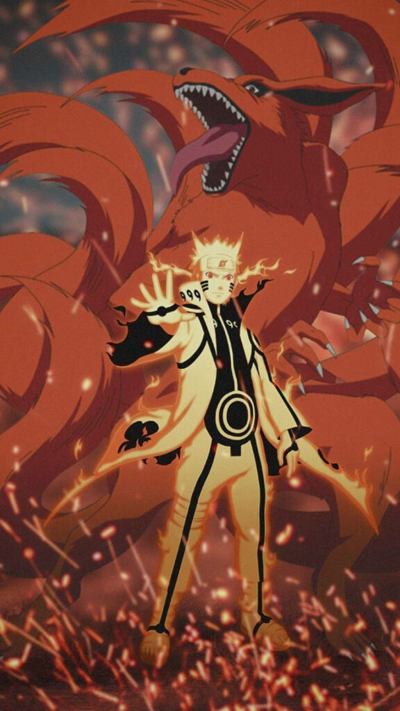 Naruto Uzumaki: The Resilient Warrior Embracing Inner Despair Wallpaper
