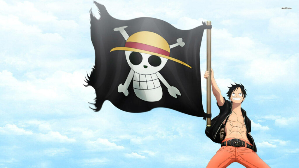 The Unstoppable Luffy: Embracing the Dark Pirate Spirit | Captivating 4k Wallpaper