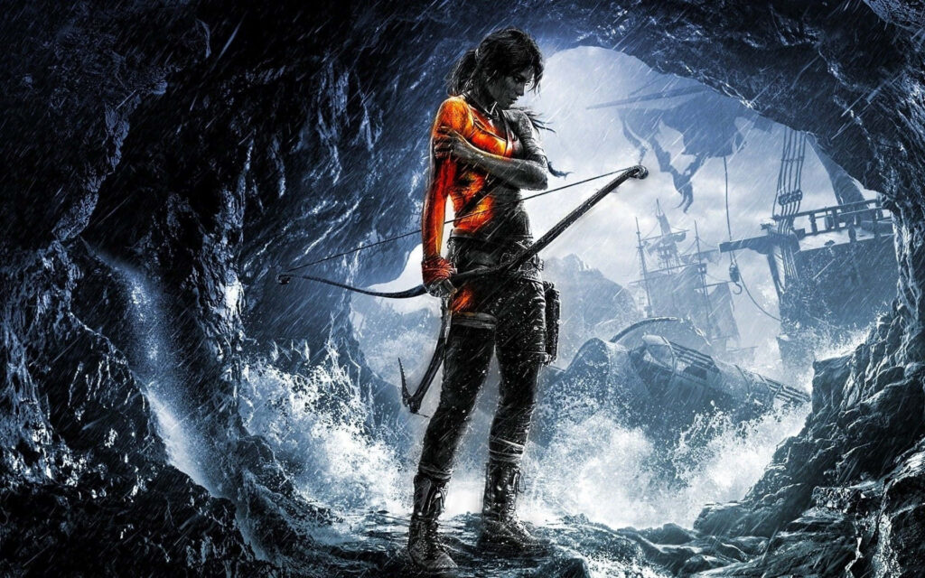 Unearthing Mystic Forces: Lara Croft's Thrilling South American Journey Wallpaper