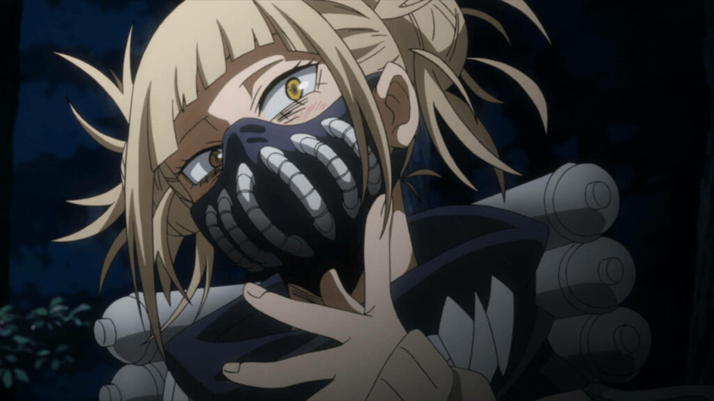 Masked Mayhem: Himiko Toga's Lethal Persona Wallpaper