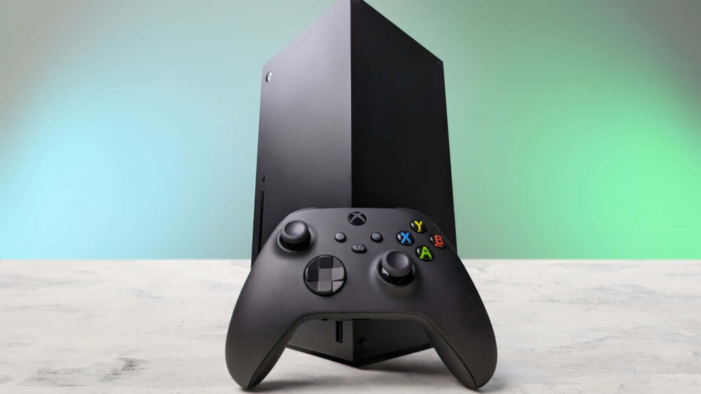Cool Xbox Controller on a Marble Table - Gradient Background Wallpaper