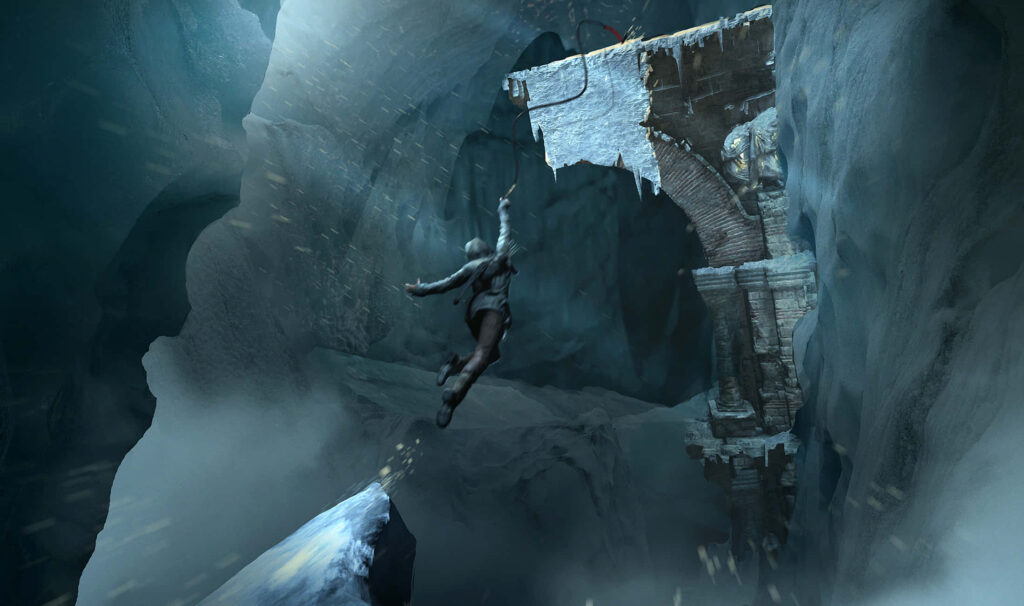 Unveiling the Enigmatic Secrets: A Journey through Ancient Tombs with Lara Croft Wallpaper