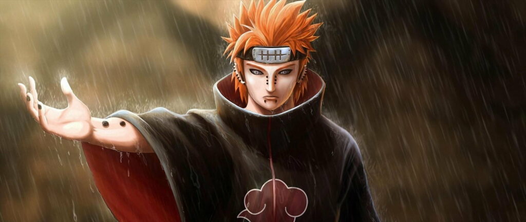 Painful Beauty: Naruto Shippuden's Most Powerful Villain in Stunning Ultra-Wide HD Wallpaper