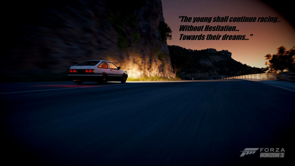 The Unyielding Pursuit: Initial D's Racing Spirit Ignites Dreams in the Young Generation Wallpaper
