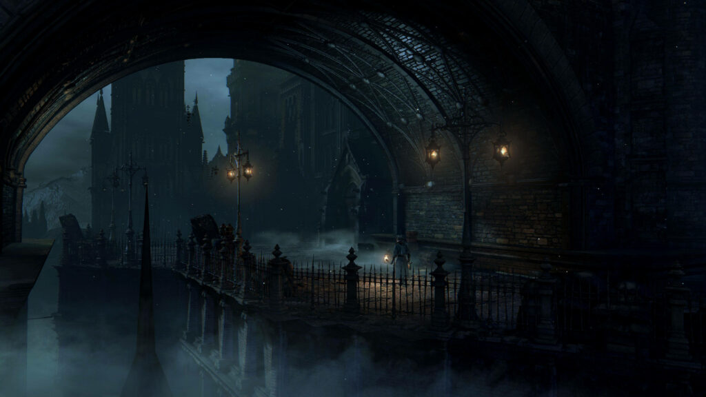 Unearthing the Mysteries of Central Yharnam: A Bloodborne Wallpaper Journey into Darkness