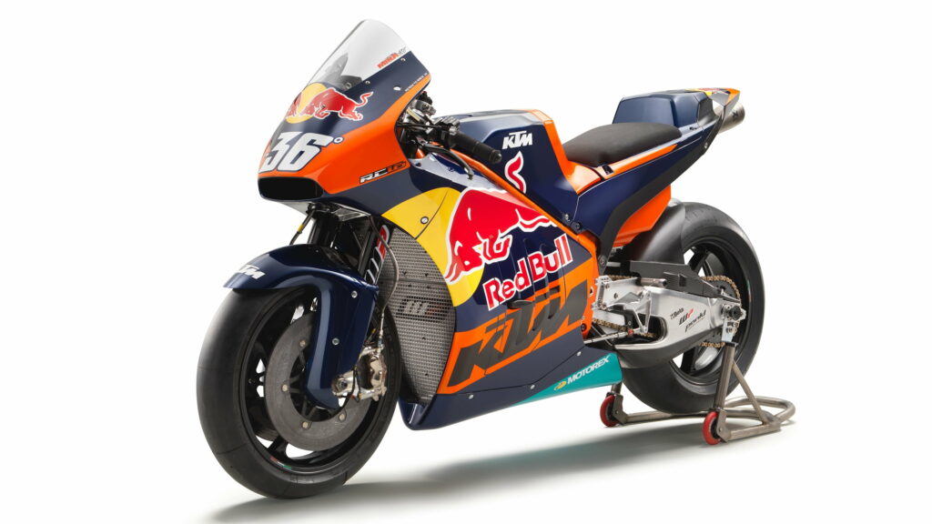 Thrilling Speed: KTM RC16 Unleashed in MotoGP 2017 Wallpaper