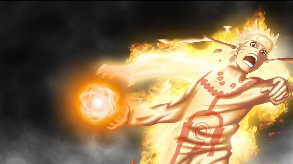 Naruto's Ferocious Rasengan: Unleashing Minato Namikaze's Epic Legacy Wallpaper