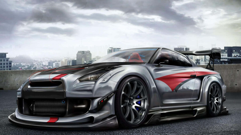 Unleashing the Power of Red: Nissan Gtr Performance Wallpaper