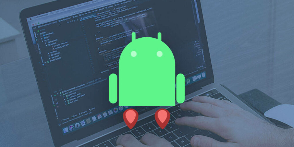Tech-Savvy Android Developer: Inspiring Background for Skillful Coders Wallpaper