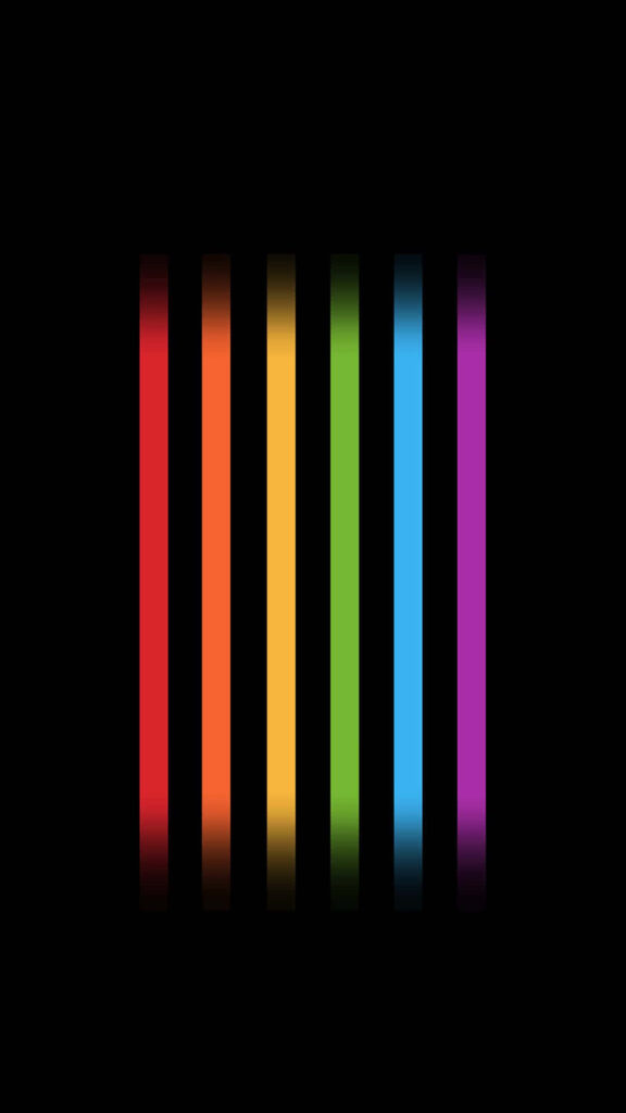 Embracing Equality and Love: Vibrant Rainbow-themed Lgbt Pride iPhone Wallpaper