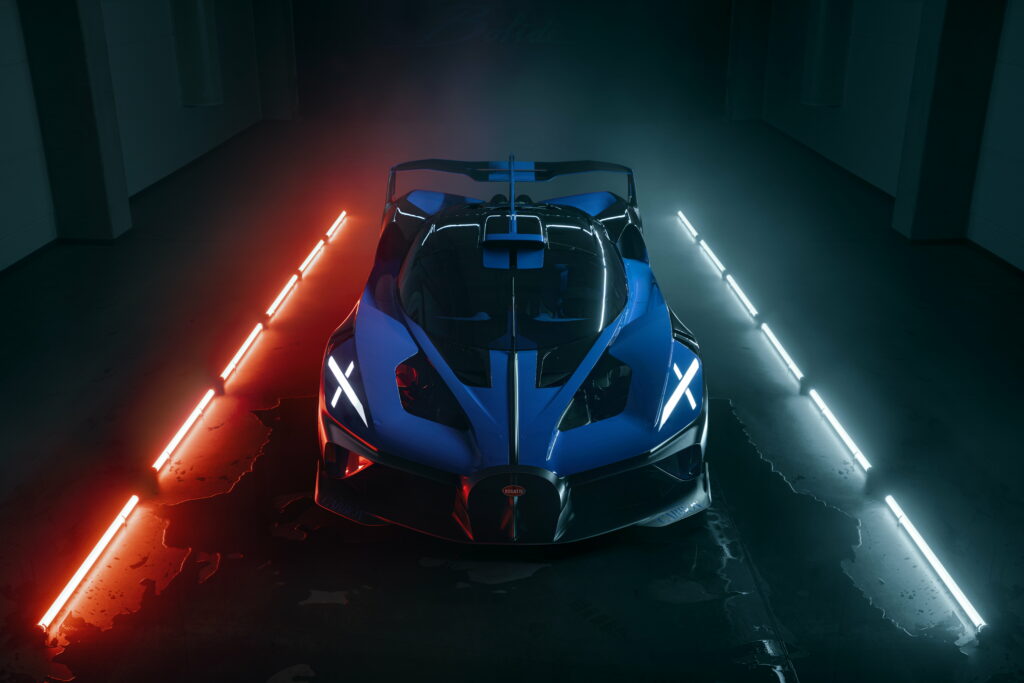 Exquisite Power Unleashed: 10k Bugatti Bolide Captured in Stunning Wallpaper