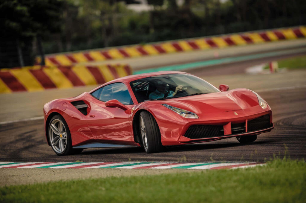 Unleash Your Inner Speed Demon with the Alluring Ferrari 488 Spider: A Visual Spectacle of Power and Elegance Wallpaper