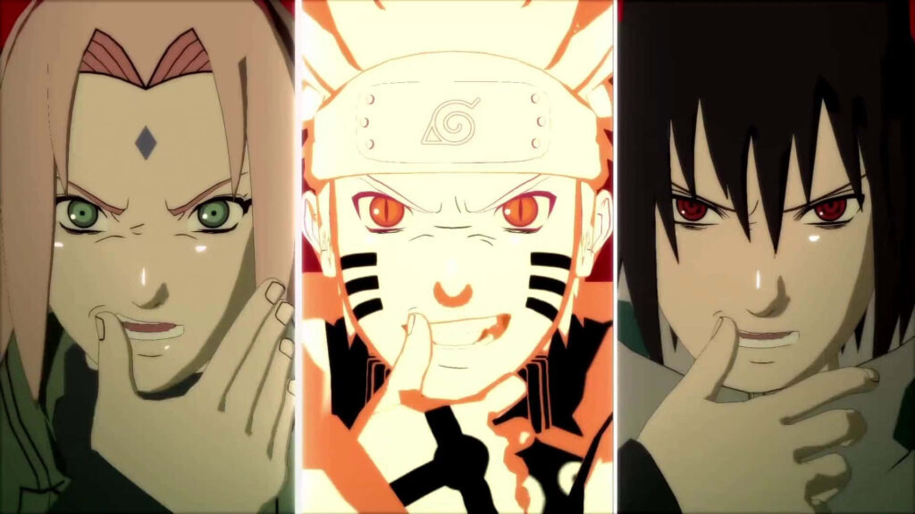 Unlikely Trio on a World-Saving Mission: Team 7 Takes the Challenge! Wallpaper