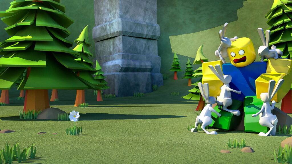 Unleashing the Power of Robux: A Majestic QHD Wallpaper for Roblox Enthusiasts