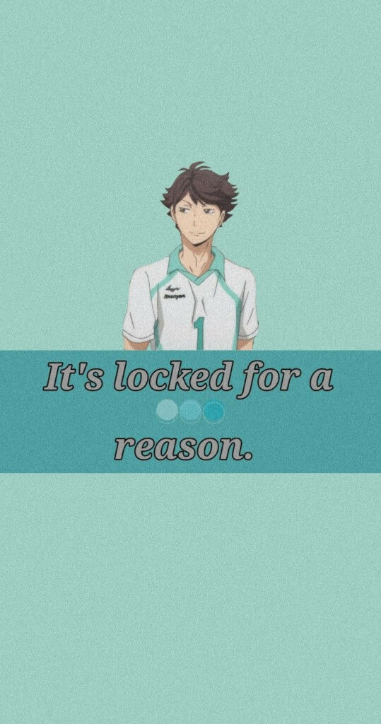 Unveiling the Mystery: The Locked Secrets of Toru Oikawa - Haikyuu's Enigmatic Protagonist Wallpaper