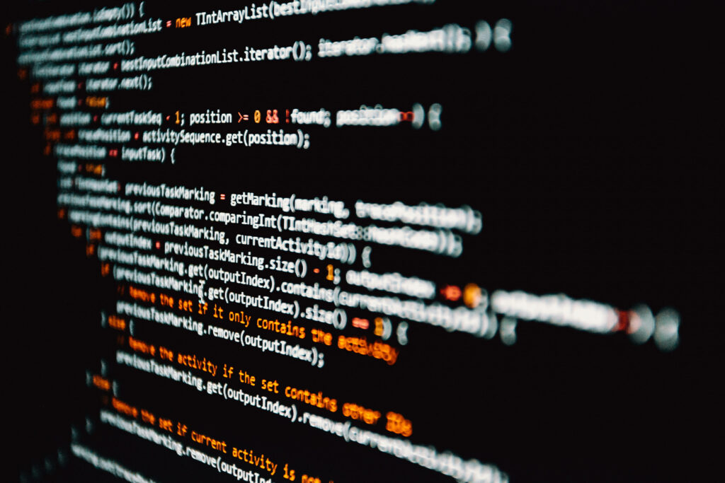 The Art of Crafting Computer Instructions: A Captivating Wallpaper Depicting Deliberate Programming