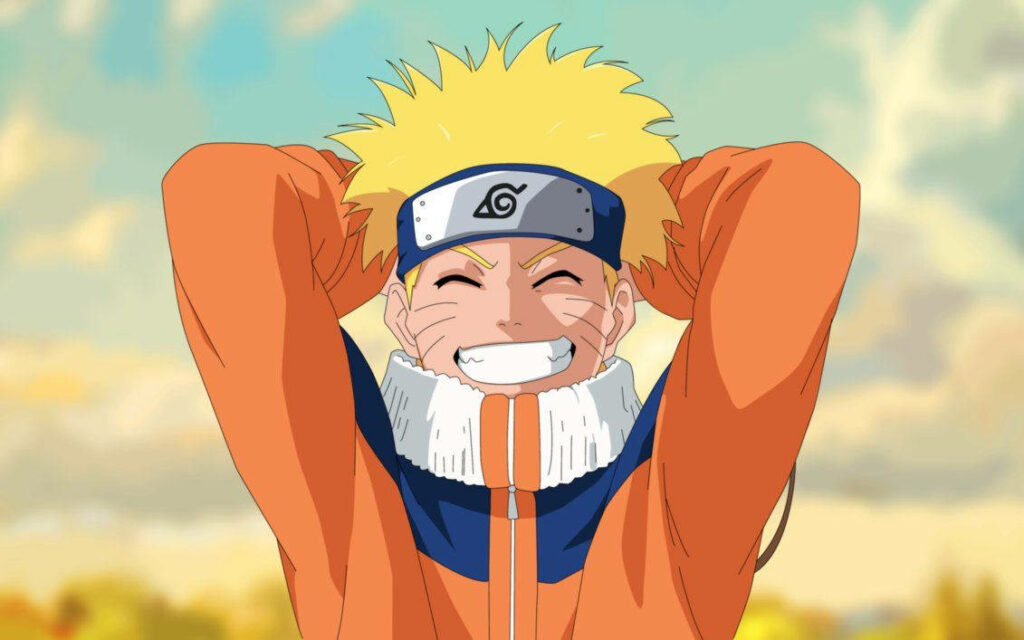 Naruto Uzumaki: The Bright Force of Unwavering Positivity – A Captivating Portrait Wallpaper