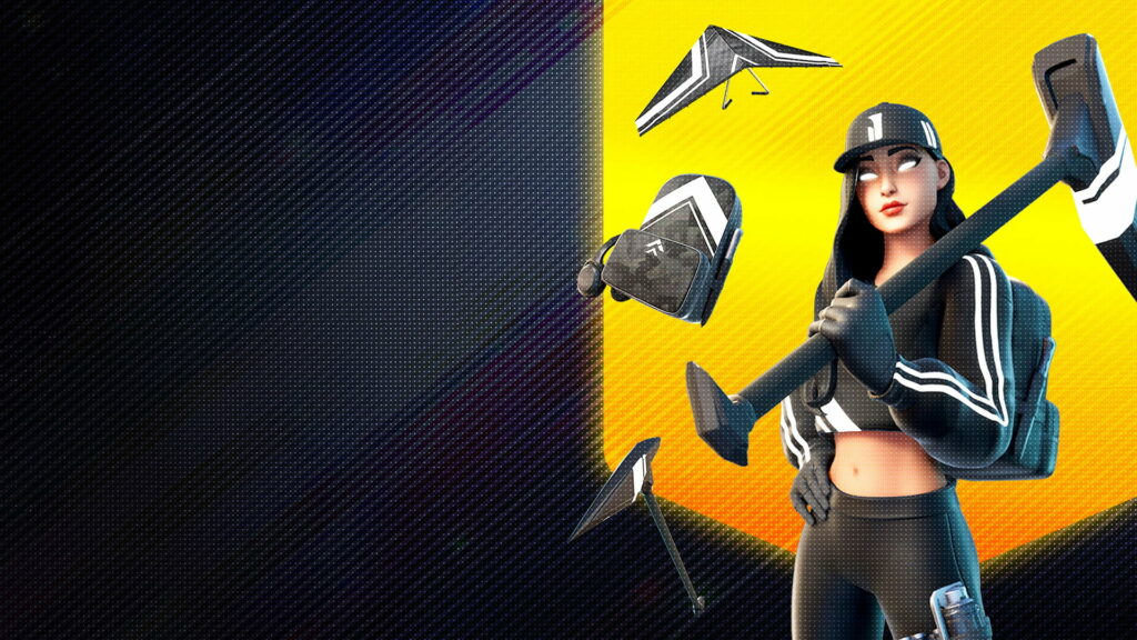 Epic Fortnite Skin Unleashes Coolness in HD Wallpaper