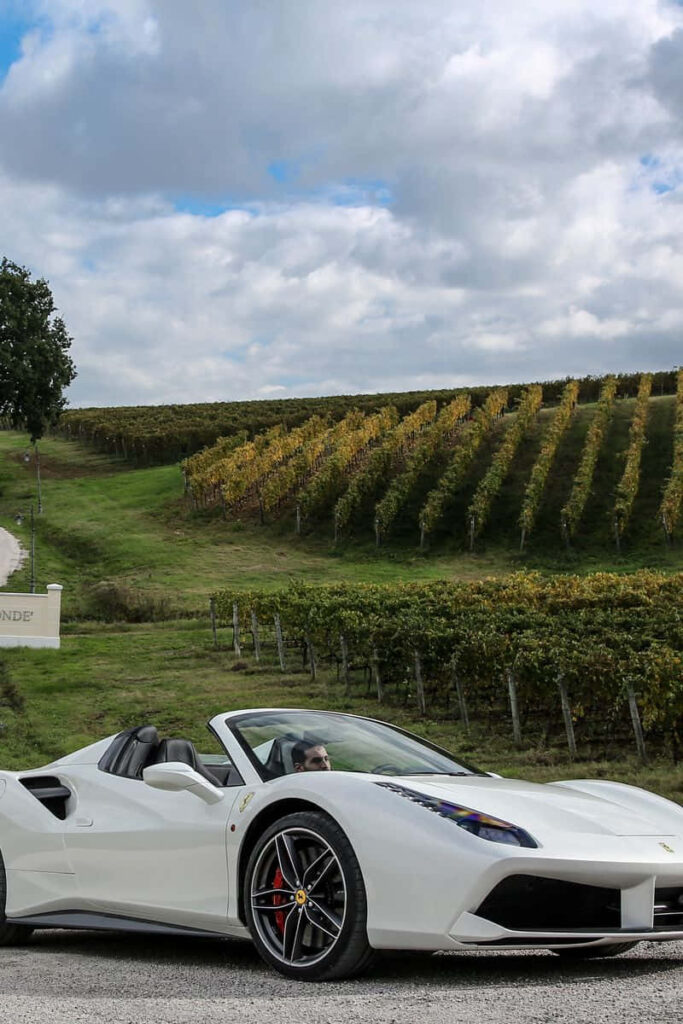 Unveiling the Ultimate Status Symbol: The White Ferrari iPhone Wallpaper