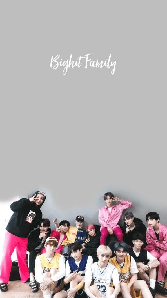 United Smiles: Txt and BTS Members Radiating Joy in a Captivating Mobile Wallpaper
