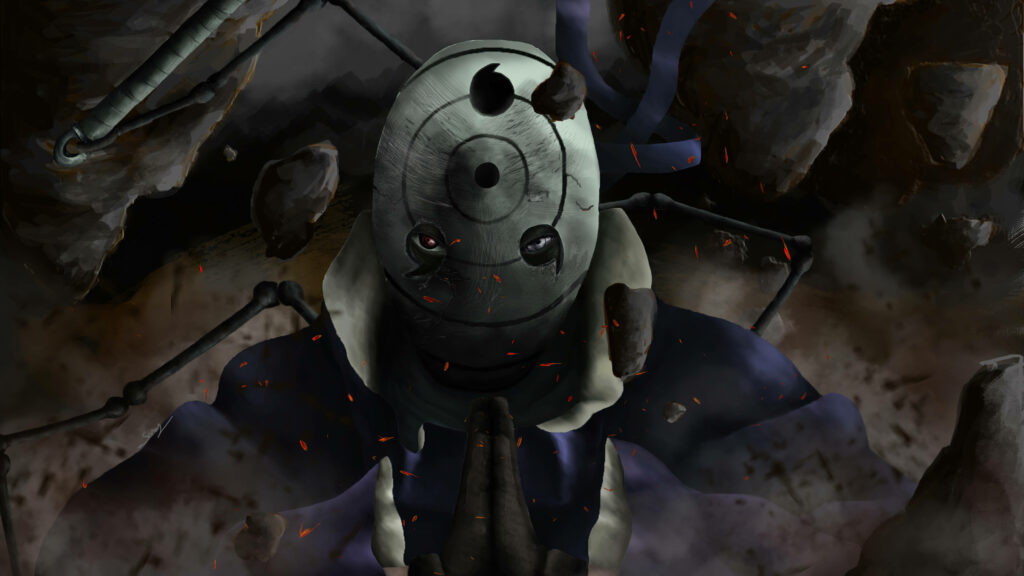Obito Uchiha: the Enigmatic Masked Warrior in 4k Wallpaper Glory