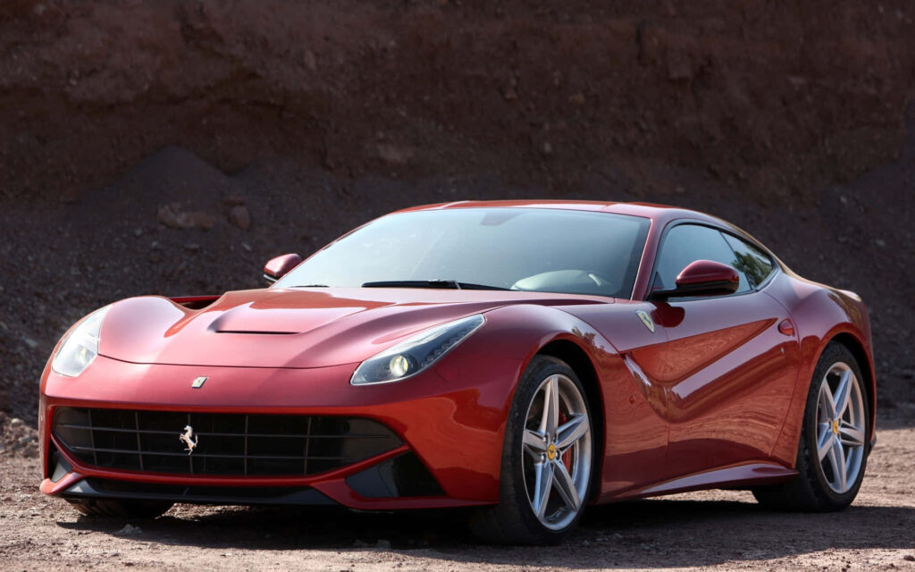 Dazzling Elegance Unveiled: Immerse Yourself in the Unmatched Beauty and Power of the Ferrari F12 Berlinetta Wallpaper