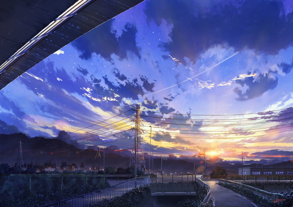 Tokyo Dreamscape: A Digital Art Masterpiece by Renowned Japanese Artist Wallpaper