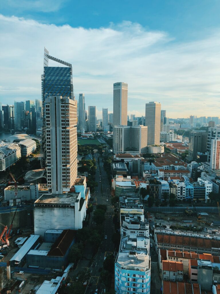 Urban Landscape Wallpaper: Skyscrapers & Modern City Architecture