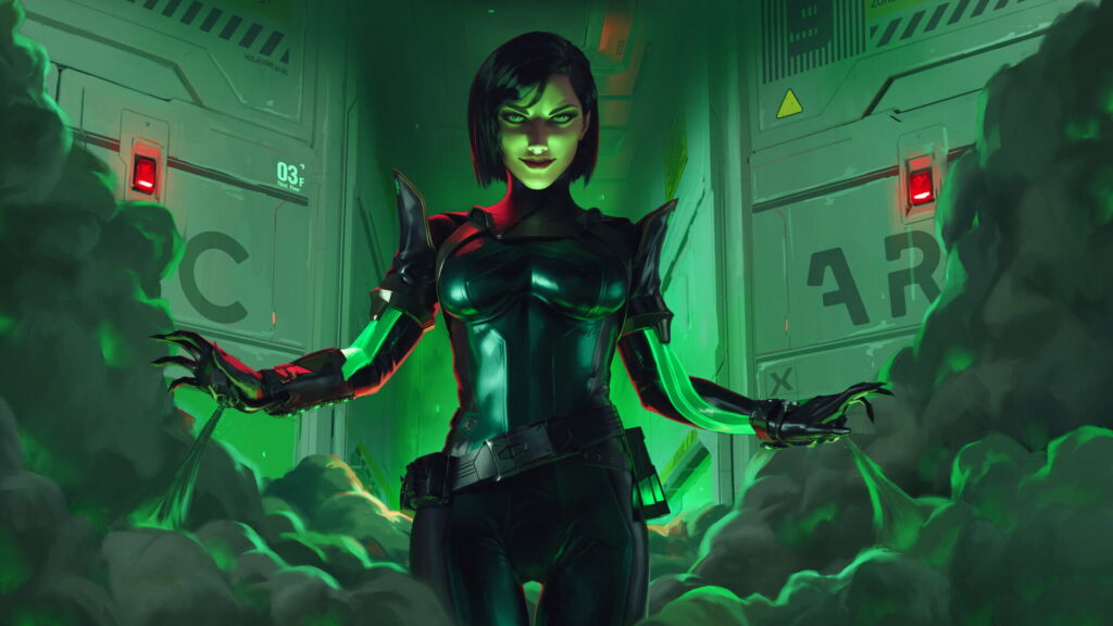 Viper's Venomous Victory: Stunning Valorant HD Wallpaper featuring the Shooter's Deadly Video Game Character