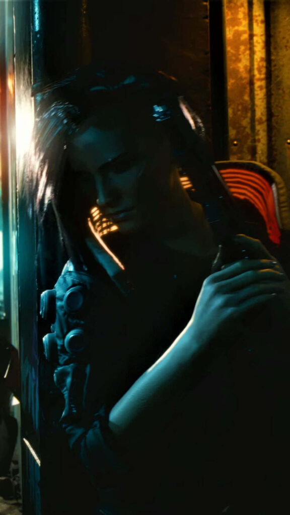 Valerie: The Stealthy Enforcer of Cyberpunk 2077 Unleashes Her Arsenal from the Shadows Wallpaper