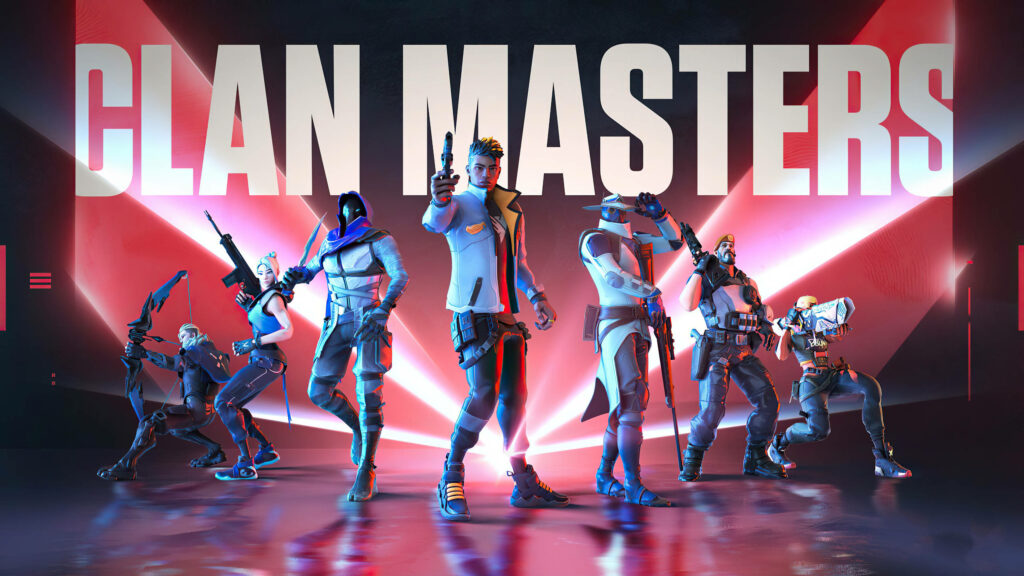 Clan Masters Unleashed: Epic Valorant Promotional Art Showcasing Agent Power and Weapon Mastery Wallpaper