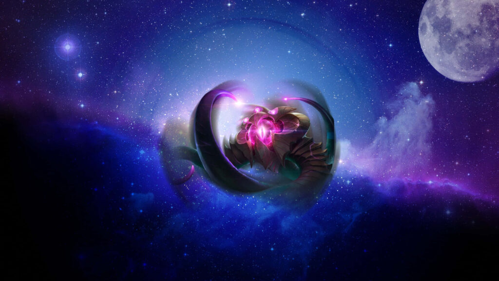 The Unyielding Velkoz: Dominating the Battlefields of League of Legends with Relentless Long-Range Force Wallpaper