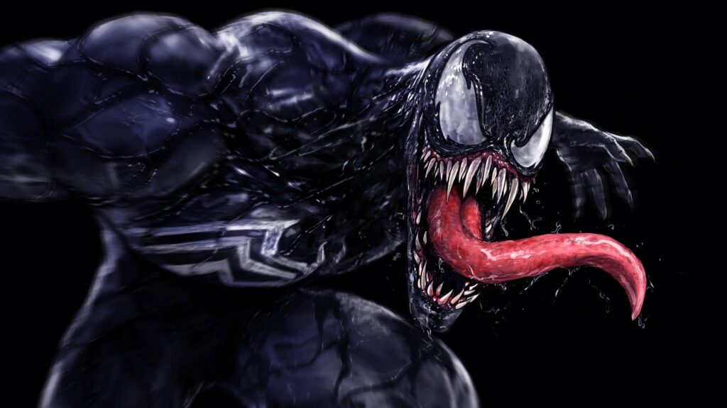 Visceral Vigilante: Marvel's Venom Unleashed in Stunning 4K Wallpaper