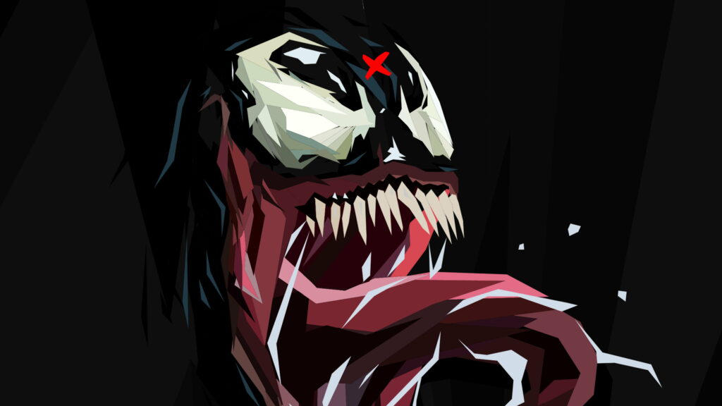 Digital Masterpiece: Venom Unleashed in Stunning 4K Wallpaper