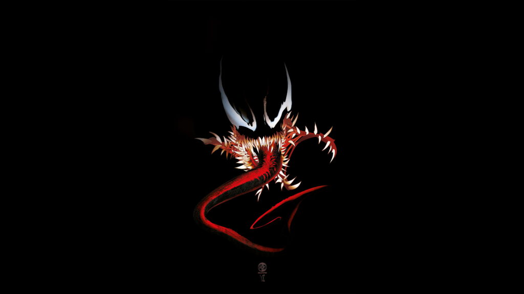 Venom's Vicious 4K Digital Showdown: The Ultimate Superhero vs Supervillain Masterpiece - An Artistic Artstation Background from a Renowned Artist Wallpaper
