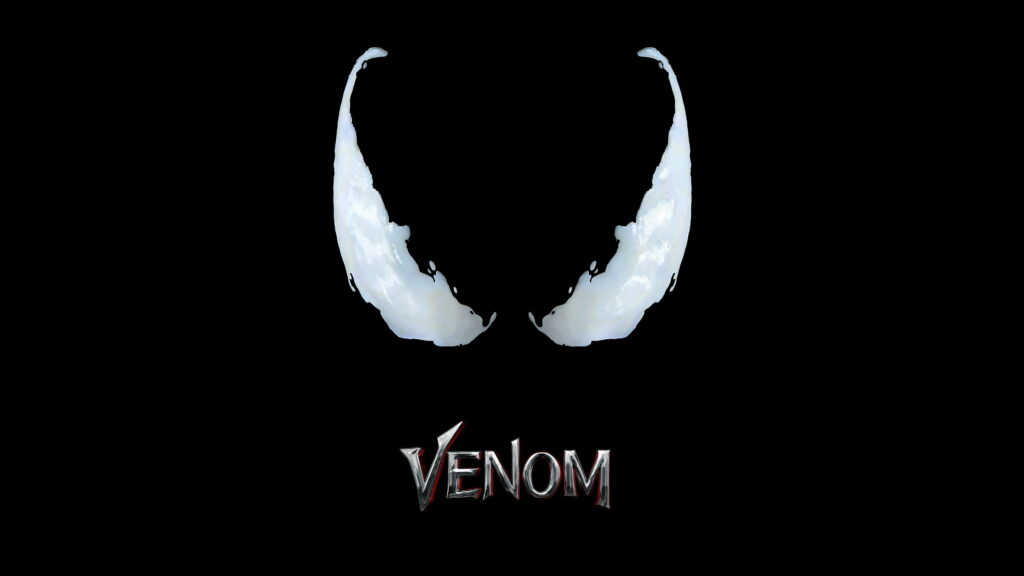 Venom's Spellbinding Gaze: A Marvelous 4K Wallpaper featuring Sony's Blockbuster Movie!