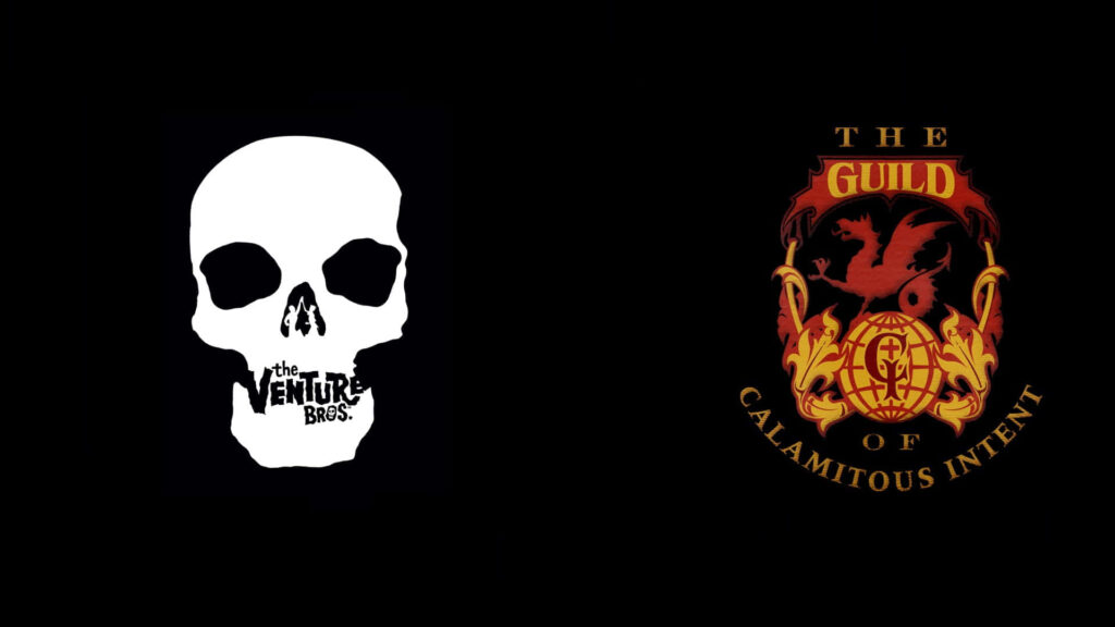 Unique The Venture Bros & Guild of Calamitous Intent Logo Wallpaper