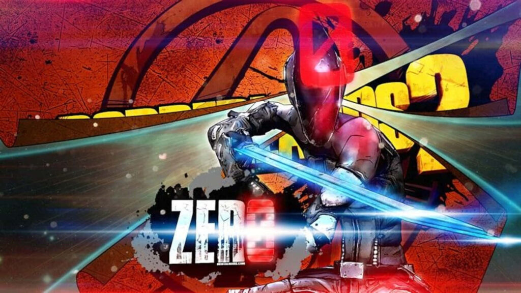Borderlands 3 Zer0 Wallpaper: Stealthy Assassin Ready for Battle in Vibrant Background