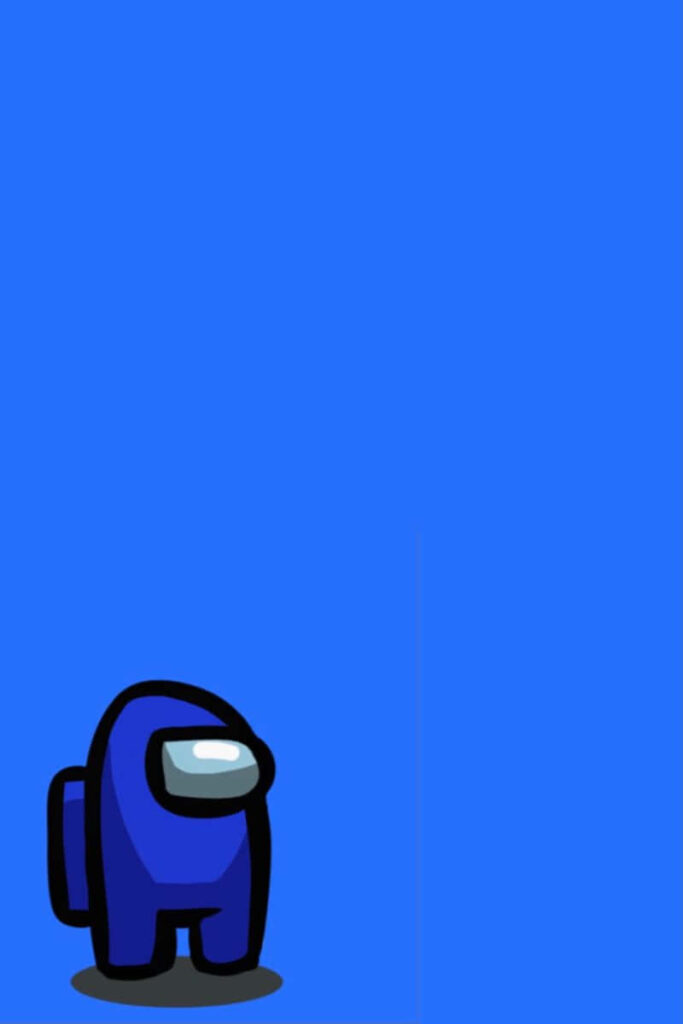 Among Us Blue: Embark on an Extraordinary Space Adventure of Secrets and Puzzles! Wallpaper